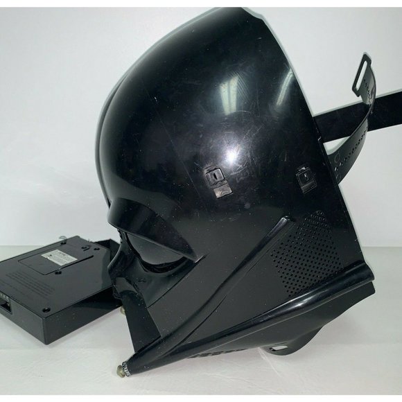 2004 Star Wars Darth Vader Electronic Voice Changer Helmet Mask Hasbro Costume - Picture 4 of 6